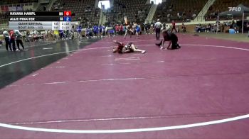 103 lbs Quarterfinal - Allie Procter, Unattached vs Havana Hampl, Unattached Lindsey Wilson