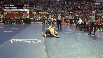 2A-120 lbs Cons. Semi - Atlee Dewitt, Alburnett vs Urijah Courter, West Marshall