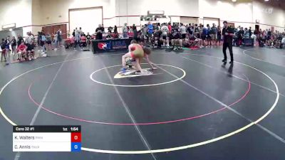 65 kg Cons 32 #1 - Kyler Walters, Pinnacle Wrestling Club vs Colton Annis, Thurston High School Wrestling