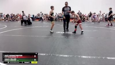 72 lbs Round 1 (10 Team) - Jace Hohnstreiter, Lake Gibson Braves vs Vince Miller, Pedraza Wrestling