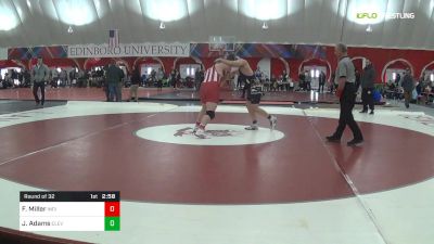 285 lbs Round Of 32 - Fletcher Miller, Indiana vs Jacob Adams, Cleveland State
