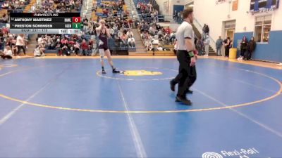 175 lbs Semifinal - Preston Sorensen, Glenrock vs Anthony Martinez, Rawlins