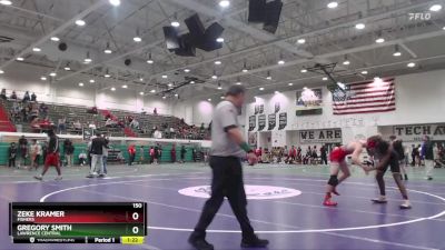 150 lbs Round 2 - Gregory Smith, Lawrence Central vs Zeke Kramer, Fishers