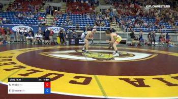 170 lbs Cons 16 #1 - Shale Webb, Washington vs Eli Sheeren, Texas