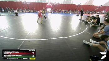 157 lbs Round 4 (16 Team) - John Halverson, Canton vs Brady Christensen, Indianola 2