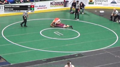 252 lbs Consi Of 16 #2 - Markus Williams, Trinity vs Davin Coe, Clearfield