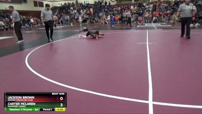 SPW-14 lbs 3rd Place Match - Jackson Brown, Denver Wrestling Club vs Carter McLaren, Hammerin Hawks