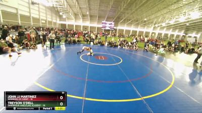 71 lbs Semis & Wb (16 Team) - John JJ Martinez, Warriors Of Christ vs Treyson O`Dell, Sanderson Wrestling Academy