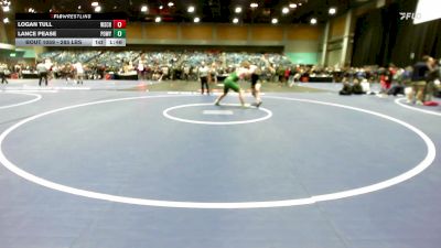 285 lbs Round Of 32 - Logan Tull, Wasatch vs Lance Pease, Poway