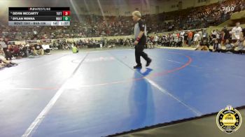 B4A-106 lbs Semifinal - Dylan Renna, Weatherford vs Devin Mccarty, Tuttle