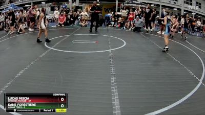 68 lbs Semis (4 Team) - Kane Forestiere, Junior Terps vs Lucas Miscia, Cordoba Trained