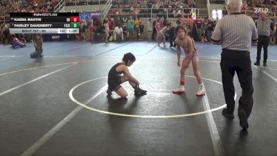65 lbs Cons. Round 4 - Paisley Daugherty, Fremont St Joe Streaks vs Kaena Martin, Batavia Bulldogs