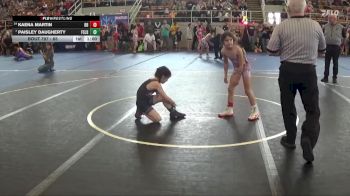65 lbs Cons. Round 4 - Paisley Daugherty, Fremont St Joe Streaks vs Kaena Martin, Batavia Bulldogs