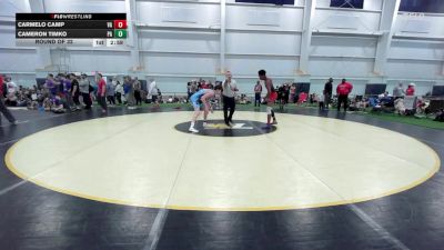 E-153 lbs Round Of 32 - Carmelo Camp, VA vs Cameron Timko, PA