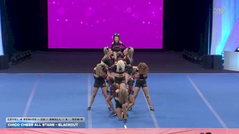 Chico Cheer All Stars - Blackout [2026 L4 Senior - D2 - Small - A Semis] 2026 The D2 Summit