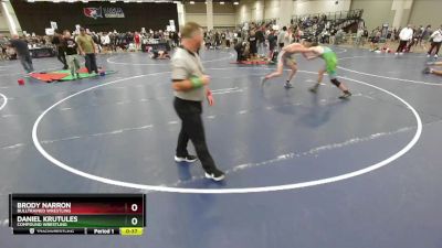 144 lbs Cons. Round 2 - Daniel Krutules, Compound Wrestling vs Brody Narron, BullTrained Wrestling