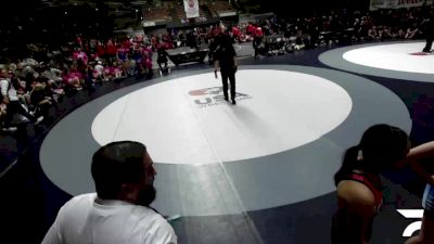 90 lbs Emma Rico, KCWA - Kern County Wrestling Association vs Gabriella Fodera, SDIKWA - San Diego-Imperial Kids Wrestling Association