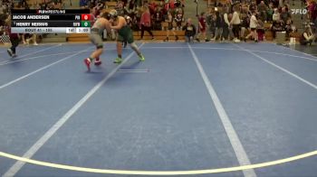155 lbs Round 2 - Jacob Andersen, Pinnacle vs Henry Neisius, Rosemount Irish Youth Wrestlin
