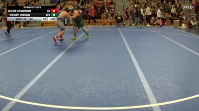 155 lbs Round 2 - Jacob Andersen, Pinnacle vs Henry Neisius, Rosemount Irish Youth Wrestlin