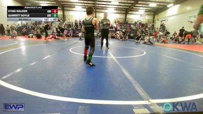 52 lbs Rr Rnd 5 - Kyng Walker, HURRICANE WRESTLING ACADEMY vs Garrett Doyle, Cowboy Wrestling Club