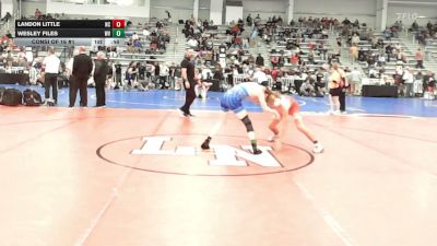 106 lbs Consi Of 16 #1 - Landon Little, NC vs Wesley Files, WV