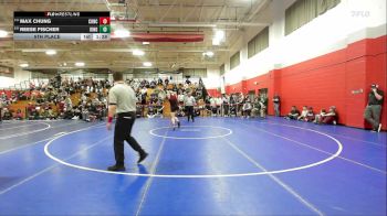157 lbs 5th Place - Max Chung, Concord vs Reese Fischer, Kingswood