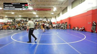 157 lbs 5th Place - Max Chung, Concord vs Reese Fischer, Kingswood