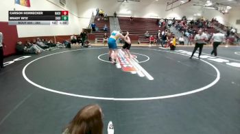 285 lbs 5th Place Match - Brady Ritz, Sheridan vs Carson Hornecker, Natrona County
