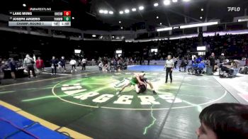 113 lbs Champ. Round 1 - Joseph Argeris, Tumwater vs Lang Mung, Kent Meridian