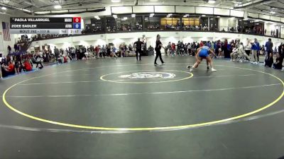 117 B Cons. Semi - Zoee Sadler, Aurora University vs Paola Villarruel, Manchester University