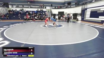 135 lbs Round 2 (4 Team) - Nia Hagler, Utah 1 vs Giavonna Good, Utah 2