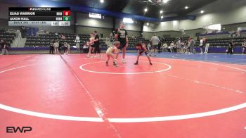 43-45 lbs Rr Rnd 5 - Elias Warrior, Mighty Bluebirds vs Jaxon Hall, North Desoto Wrestling Academy