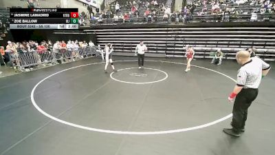 5A 130 lbs Cons. Round 2 - Jasmine Lamadrid, Northridge vs Zoe Ballow, West Jordan