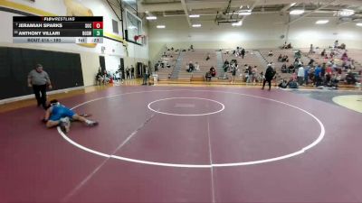 190 lbs Cons. Quarter - Anthony Villari, Boswell vs Jeramiah Sparks, Dallas South Oak Cliff