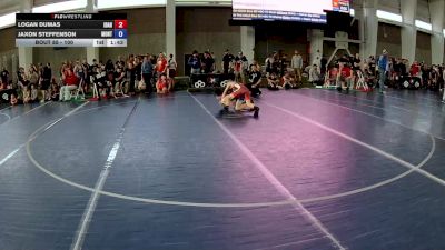 100 lbs Cons. Round 1 - Logan Dumas, Idaho vs Jaxon Steffenson, Montana