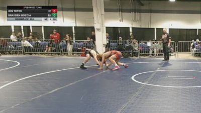 132 lbs Round Of 128 - Jon Tutku, NY vs Brayden Boccia, MA