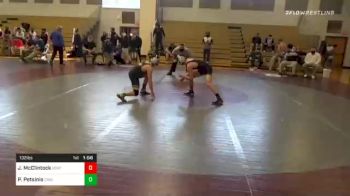 132 lbs Quarterfinal - Joel McClintock, Northern vs Pete Petsinis, Carlisle