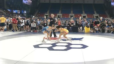 95 lbs Champ. Rd Of 64 - Jasmine Buck, Arizona vs Cambria Leshko, Pennsylvania