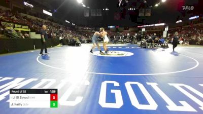 285 lbs Round Of 32 - Justice El Sayad, Temecula Valley vs Jackson Reilly, Clovis North