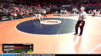 1A 170 lbs Cons. Round 3 - Tyson Brent, LeRoy vs Ryder Roelf, Sherrard