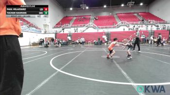 46 lbs Final - Paul Velazquez, Lexington Wrestling Club vs Tucker Hawkins, Checotah Matcats