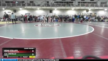 126 lbs Champ. Round 1 - Aidan Stellato, Team Jeff Wrestling Club vs Cas Crevello, Indiana