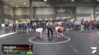 190 lbs Cons. Round 2 - Elijah Ekis, WR- Topeka Blue Thunder vs Ziggy Barbour, Bourbon Cowboys