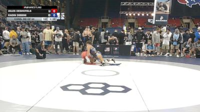 215 lbs Cons. Rd Of 64 - Jules Deshotels, Louisiana vs Kadin Dibbini, Kansas