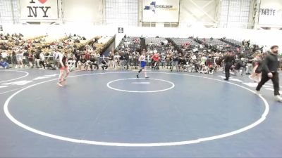 90 lbs Champ. Round 2 - Tyler Addison, Cazenovia Creatures Wrestling Club vs Colton Riordan, B2 Wrestling Academy