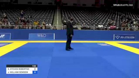 SEAN STEVEN ROBERTSON vs JACOB WILLIAM SEMSEM 2021 World IBJJF Jiu-Jitsu No-Gi Championship