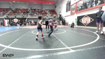 45 lbs Final - ZaKyan McKeefer, Checotah Matcats vs Samuel Gilbreath, Vian Wrestling Club