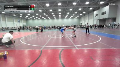 126 lbs Round Of 32 - Colin Zito, NY vs Jacob Hensley, WV