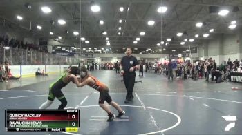 97 lbs Cons. Round 5 - Quincy Hackley, Byron Center vs Davaughn Lewis, Peer Pressure Elite Wrestling