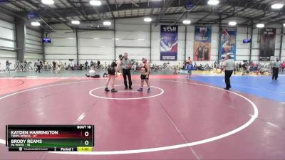 130 lbs Rd# 8- 12:30pm Saturday Final Pool - Kayden Harrington, Terps XPress vs Brody Reams, PA White